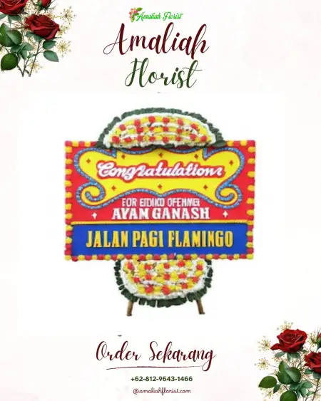 Sewa Papan Bunga Bamgi
