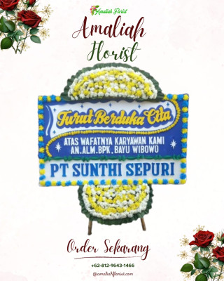 Papan Bunga Duka di Bamgi