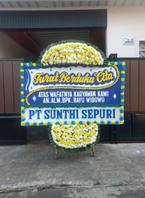 Papan Bunga Duka di Bamgi